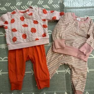 6-9 month baby sweatsuit Bundle set